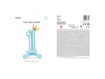 Picture of STANDING FOIL BALLOON NUMBER 1 SKY BLUE 84CM